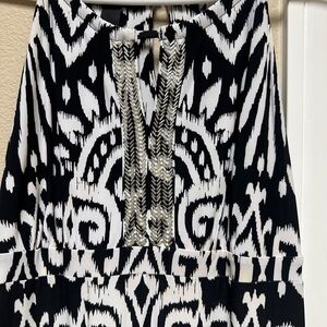 INC International Concepts Monochrome Abstract Dress